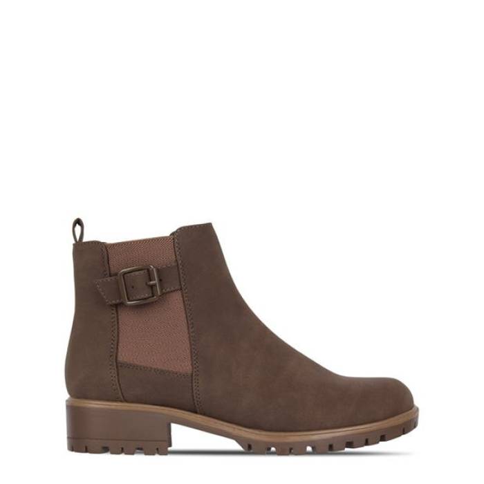 Miso 【 Cojito Ankle Boots Ladies Women Brown 】 ブーツ レディース 茶色 ブラウン