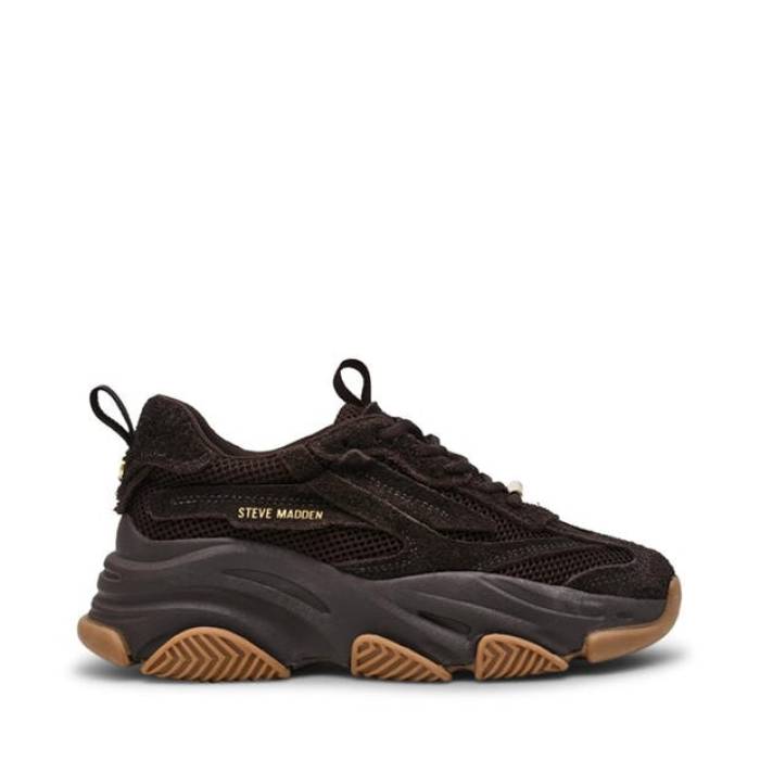 スティーブマデン Steve Madden 【 Women's Possession Chunky Trainers Women Cho Brn Sd 】 レディース シューズ スニーカー レディース
