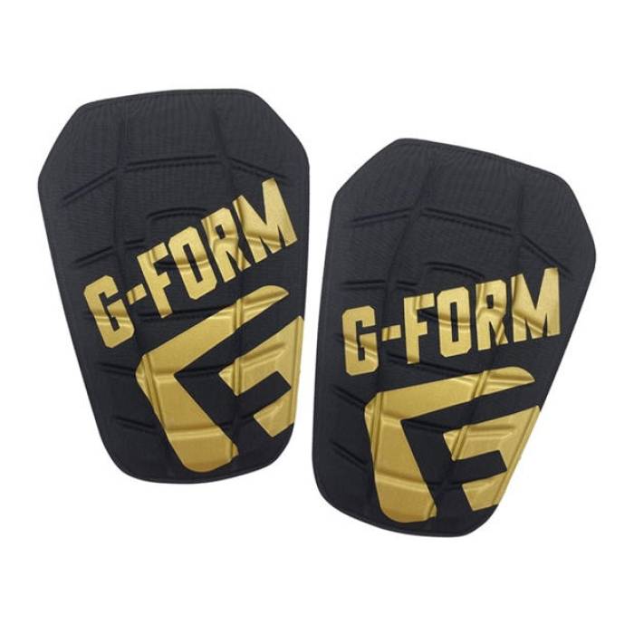 G Form 【 Pro-S Blade Shin Guard Adults Unisex Black /Gold G 】 ユニ一発やる 黒いこと 黒いこと ゴールド シンガード・すねあて-スポーツ・アウトドア