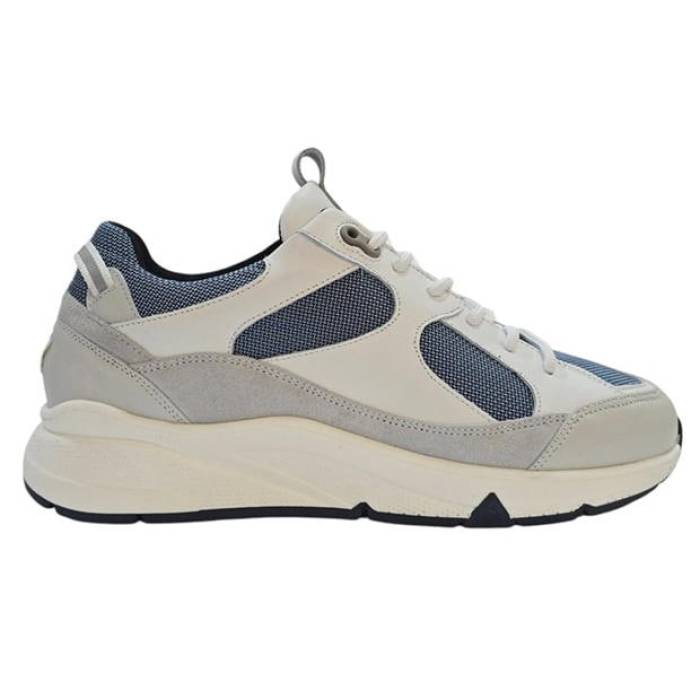 ロイヤルティ Loyalti 【 Crush Runners Men White/Lt Blue 】 メンズ 白色 ホワイト 青色 ブルー｜スニケス