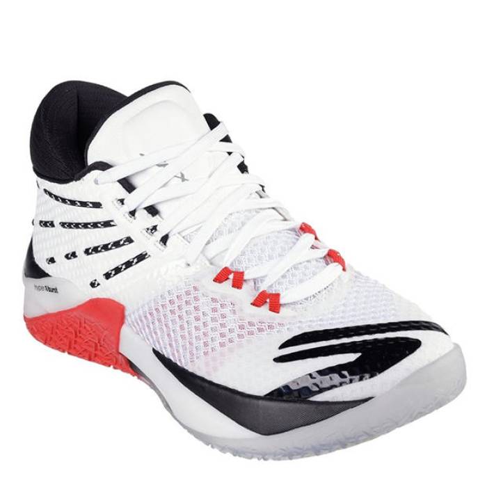 スケッチャーズ Skechers 【 Reign Basketball Trainers Mens Men White/Black 】 バスケットボール シューズ スニーカー メンズ メンズ 白色 ホワイト 黒色 ブラック