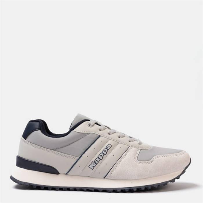 カッパ Kappa 【 Br Trainer Mens Men Lt Grey/Navy 】 トレーナー メンズ メンズ 灰色 グレー 紺色 ネイビー｜スニケス