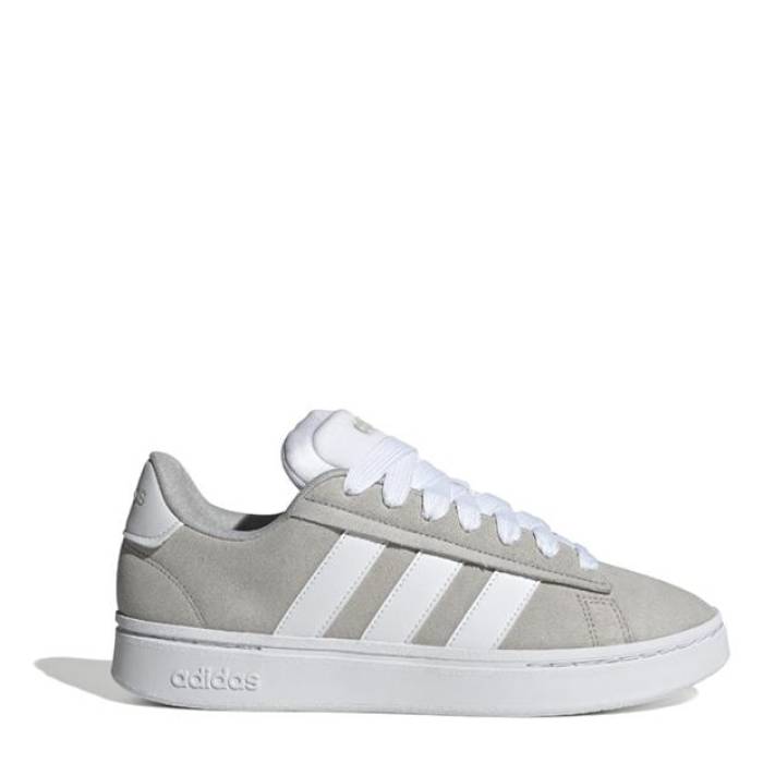 アディダス Adidas 【 Grand Court Alpha 00S Trainers Mens Men Grey/White 】 グランド コート アルファ シューズ スニーカー メンズ メンズ 灰色 グレー 白色 ホワイト