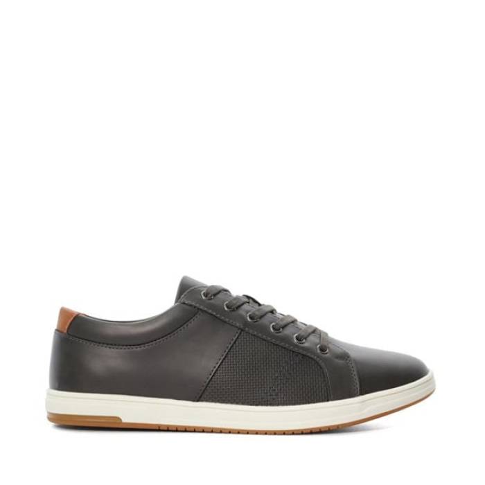 デューンロンドン Dune London 【 Men's Trez Low-Top Trainers Men Grey Synthetic 】 メンズ シューズ スニーカー メンズ 灰色 グレー|スニケス
