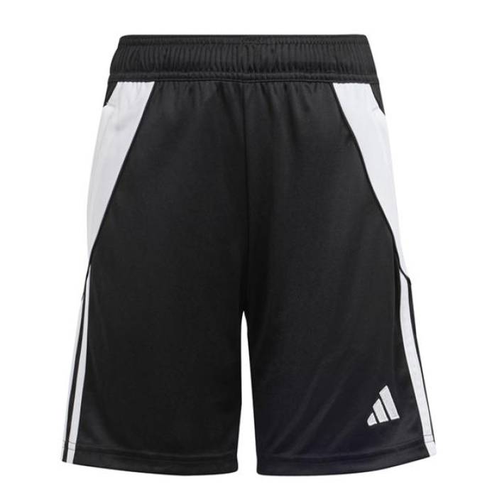 アディダス Adidas 【 Tiro 24 Football Shorts Juniors Kids Black/White 】 フットボール ショーツ ジュニア キッズ 黒色 ブラック 白色 ホワイト