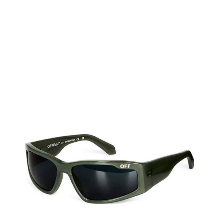Off White 【 Unisex Kimball Rectangle Style Sunglasses Unisex 5707 Olive 】 サングラス ユニセックス olive オリーブ｜スニケス