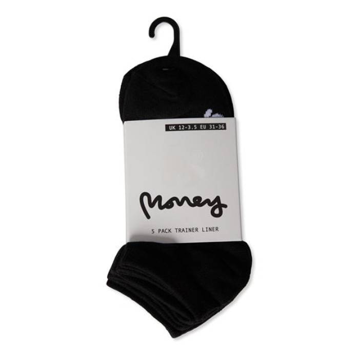 Money 【 Zena Trainers Socks Kids Black 】 シューズ スニーカー ソックス・靴下 ジュニア キッズ 黒色 ブラック|スニケス