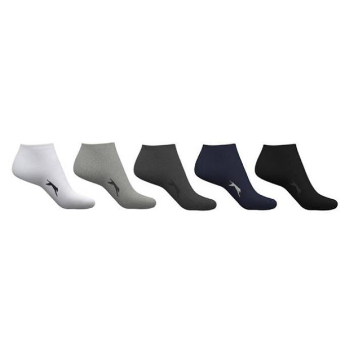 Slazenger 【 Trainer Socks 5 Pack Ladies Women Multi 】 トレーナー ソックス・靴下 レディース
