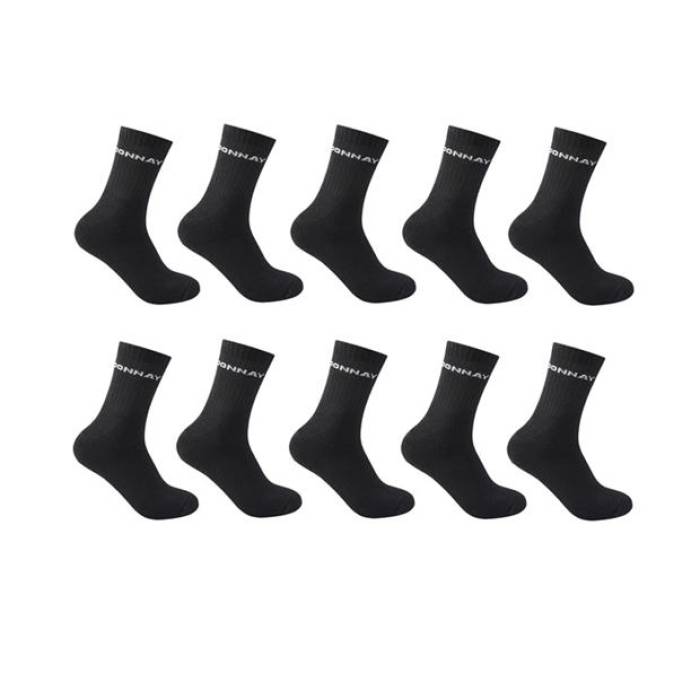 Donnay 【 10 Pack Quarter Socks Junior Kids Black 】 ソックス・靴下 ジュニア キッズ 黒色 ブラック 11,319円