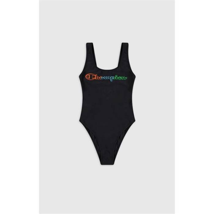 チャンピオン Champion 【 Multicoloured Swimsuit Women Black 】 水着 レディース 黒色 ブラック