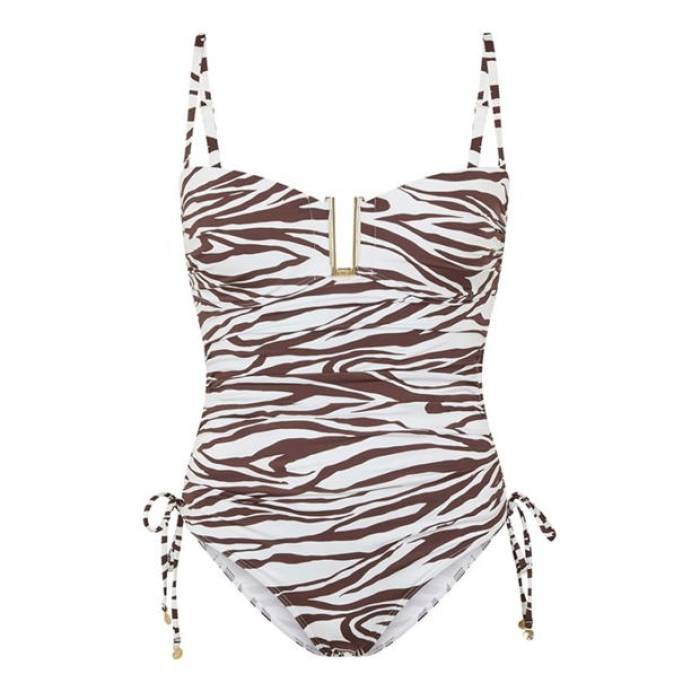 Biba 【 Women's Bandeau Swimsuit Women Zebra Print 】 レディース 水着 レディース