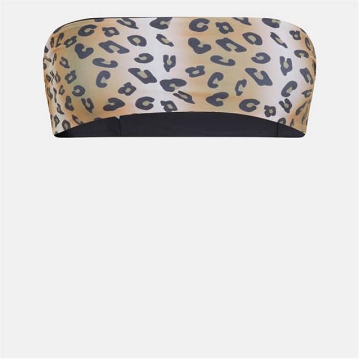 ブレイブソウル Brave Soul 【 Bandeau Bikini Top Women Lprd Print/Blk 】 レディース