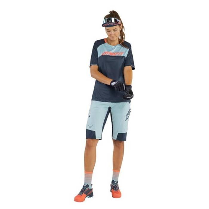 Dynafit 【 Short-Sleeve Performance Gym Top Women Blueberry 】 パフォーマンス レディース