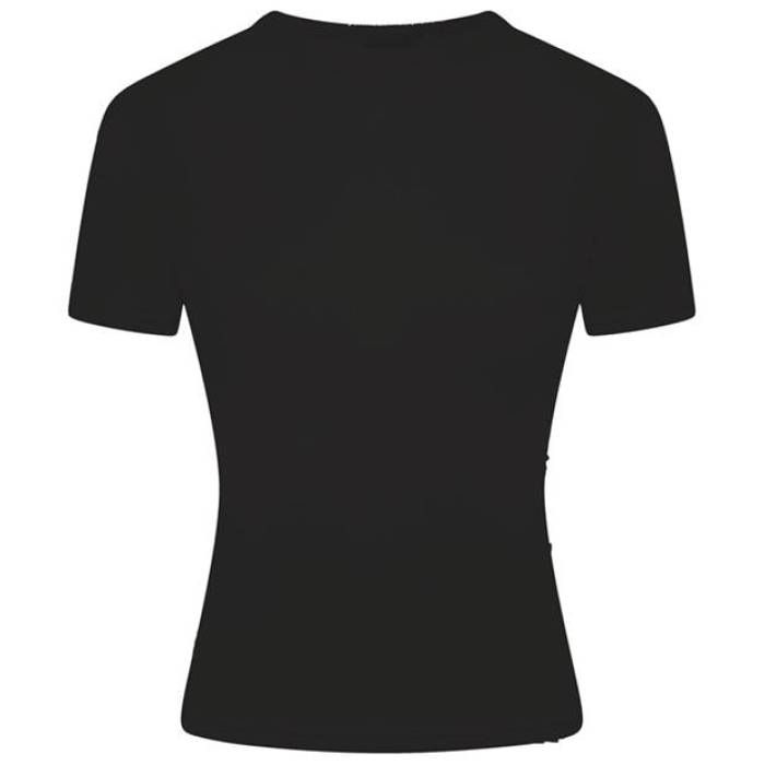 Honeyz 【 Signature Slim Fit T-Shirt Women Black 】 slim か細い ティーシャツ レディース 黒いこと 黒いこと