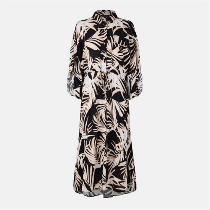 Biba 【 Women's Pocket Shirt Dress Women Blurred Palm 】 レディース ドレス レディース｜スニケス 23,360円