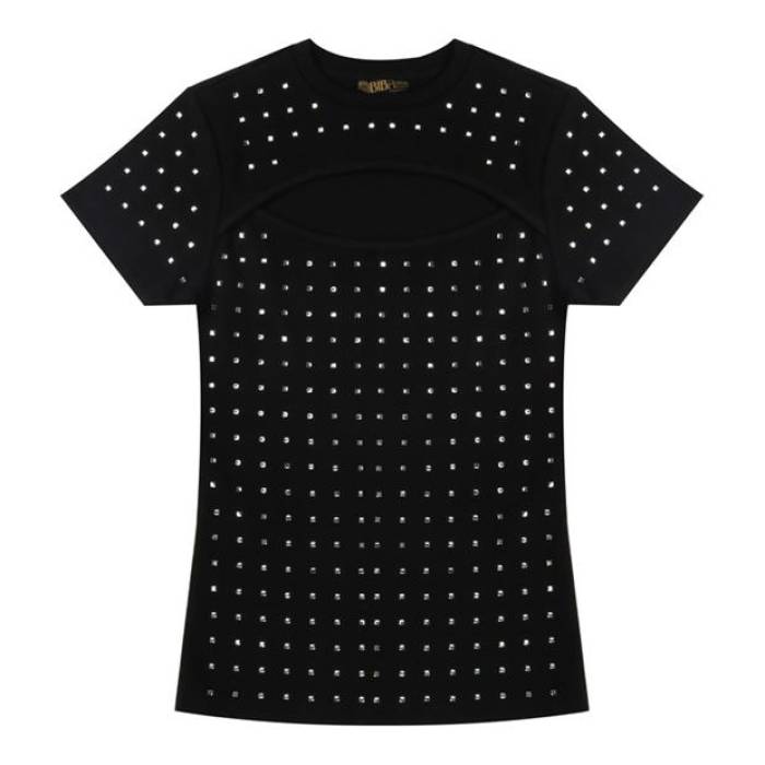 Biba 【 Women's Sparkle Regular Fit T-Shirt Women Black 】 レディース Tシャツ レディース 黒色 ブラック|スニケス