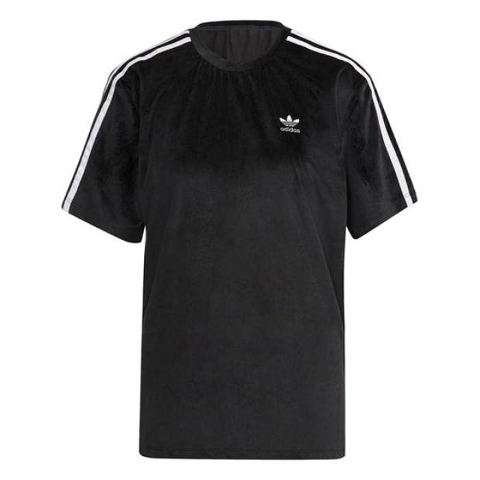 アディダス Adidas Originals 【 Regular Fit T-Shirt Women Black 】 Tシャツ レディース 黒色 ブラック