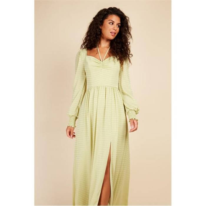 リトルミストレス Little Mistress 【 Maxi Dress Women Green 】 マキシ御召しもの レディース green 緑・緑であること