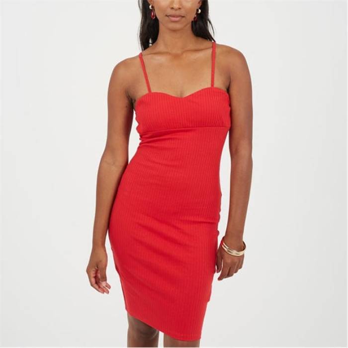 ブレイブソウル Brave Soul 【 Strp Min Drs Ld99 Women Red 】 レディース Red 赤・赤いこと