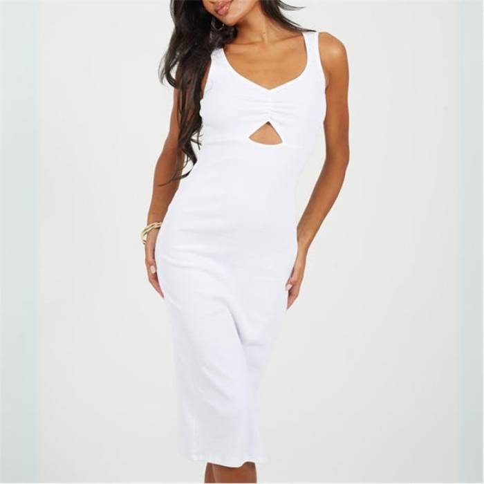 ブレイブソウル Brave Soul 【 Slvls Dress Ld99 Women White 】 御召しもの レディース 白いこと 白いこと