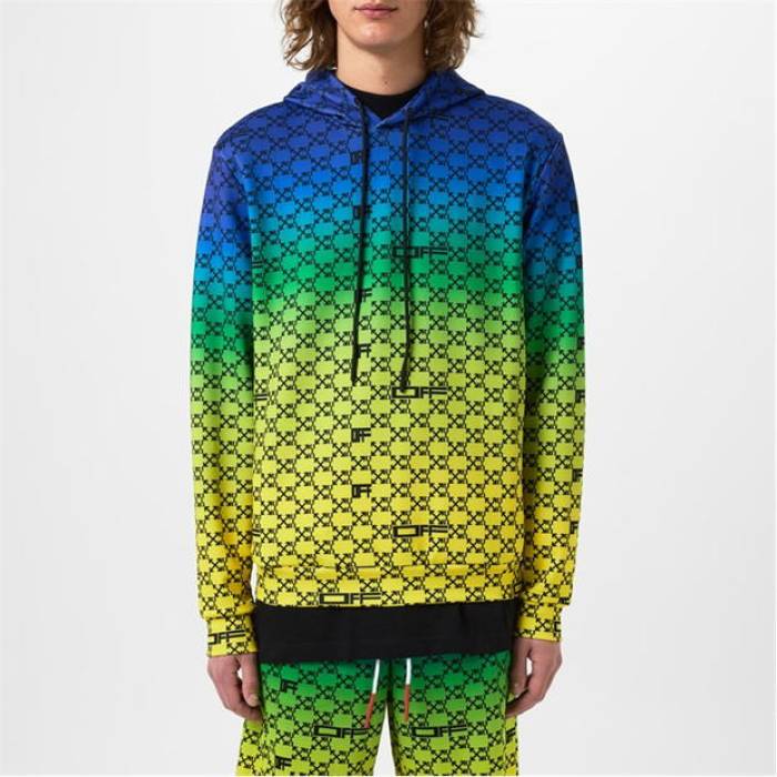 Off White 【 Men's Athl Monogram Hoodie Men Multicolor 】 メンズ フーディー パーカー メンズ