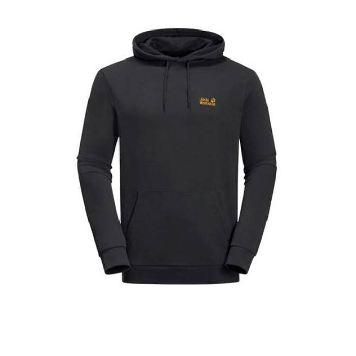 ジャックウルフスキン Jack Wolfskin 【 Jw Essential Oth Hoodie Mens Men Black 】 フーディー パーカー メンズ メンズ 黒いこと 黒いこと