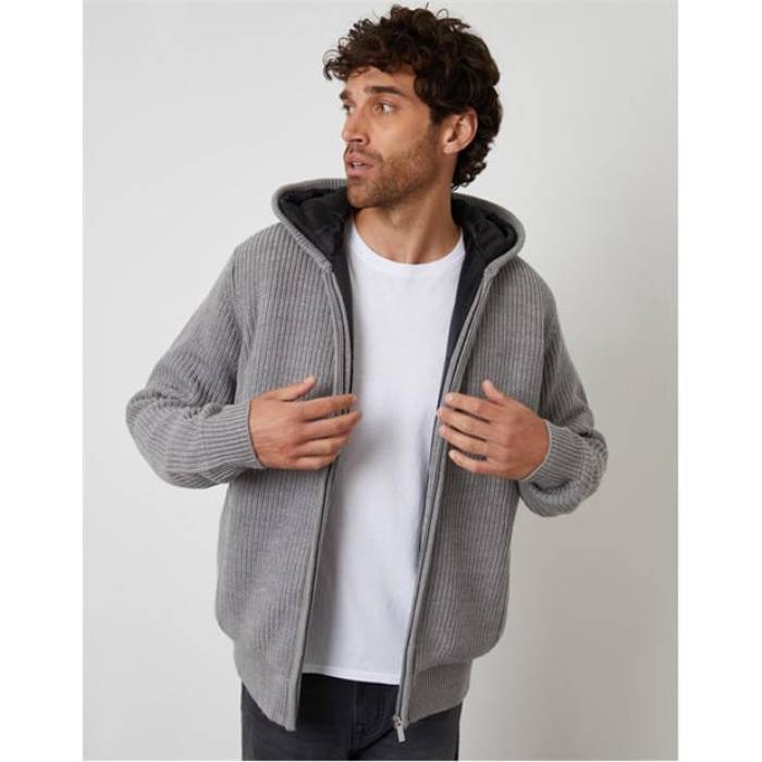 Threadbare 【 Haydock Jacket Sn62 Men Grey Marl 】 Jacket ジャケット メンズ 灰色 グレー