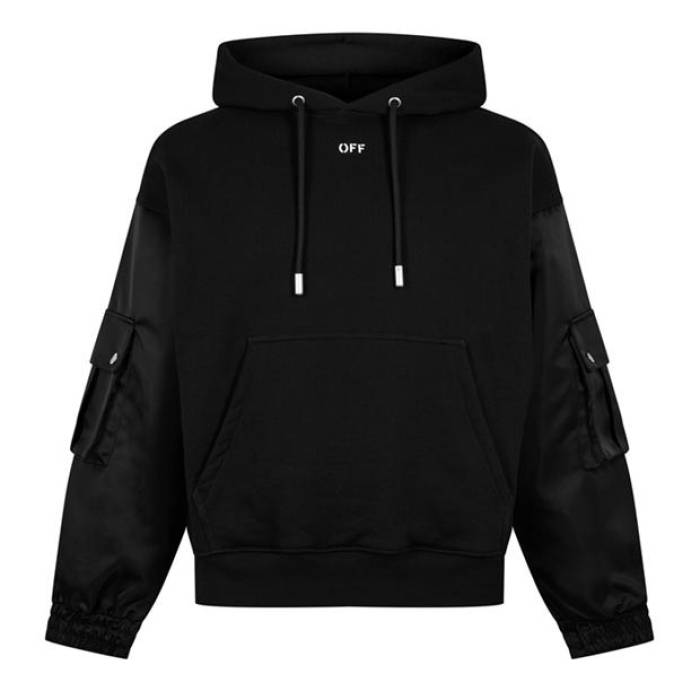 Off White 【 Men's Stamp Logo Hoodie Men Black White 】 メンズ ロゴ フーディー パーカー メンズ 黒色 ブラック 白色 ホワイト
