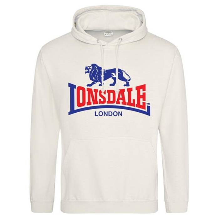 Lonsdale 【 Logo Hood 00 Men Vanilla 2 】 ロゴ メンズ