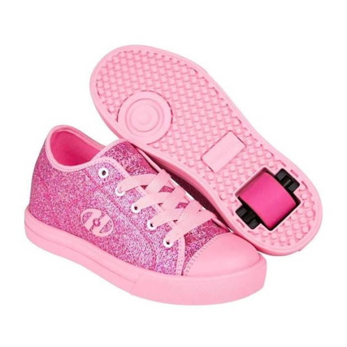 ヒーリーズ Heelys 【 Classic Em - Pink/Pink Kids Grey/Pink 】 古典派音楽 お坊っちゃん キッズ 薄墨色 薄墨色 pink サクラ色
