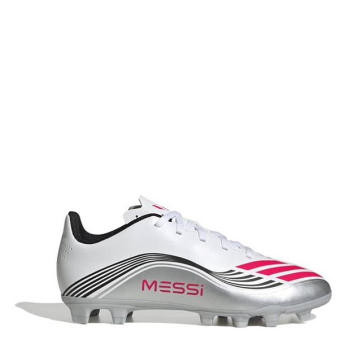 アディダス Adidas 【 F50 Club Childrens Firm Ground Football Boots Kids White/Red 】 クラブ フットボール ブーツ ジュニア キッズ 白色 ホワイト Red 赤・レッド