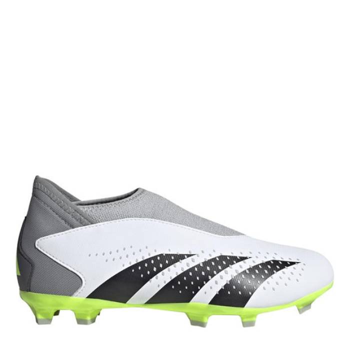 アディダス Adidas 【 Predator Accuracy.3 Ll Fg J Firm Ground Football Boots Boys Kids White 】 プレデター フットボール ブーツ ジュニア キッズ 白色 ホワイト