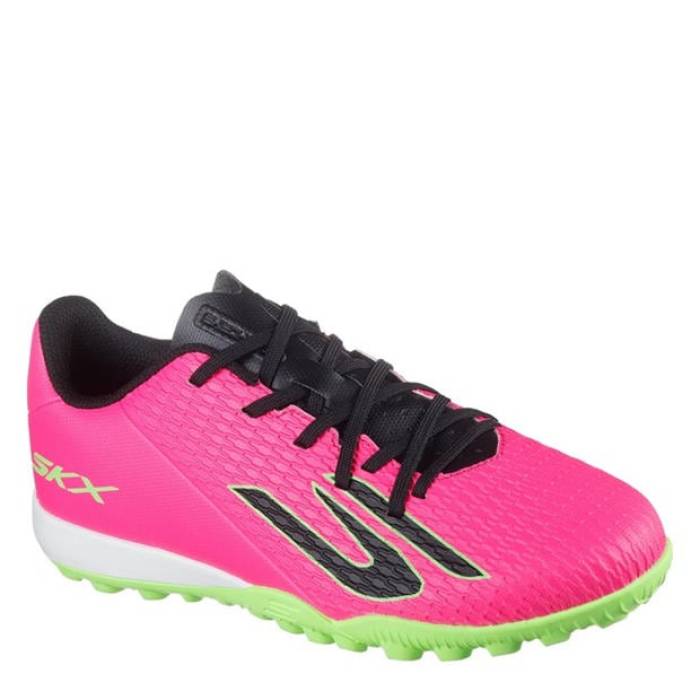 スケッチャーズ Skechers 【 Skx.1 Juniors Astro Turf Football Boots Kids Pink/Black 】 ターフ フットボール ブーツ ジュニア キッズ pink ピンク 黒色 ブラック