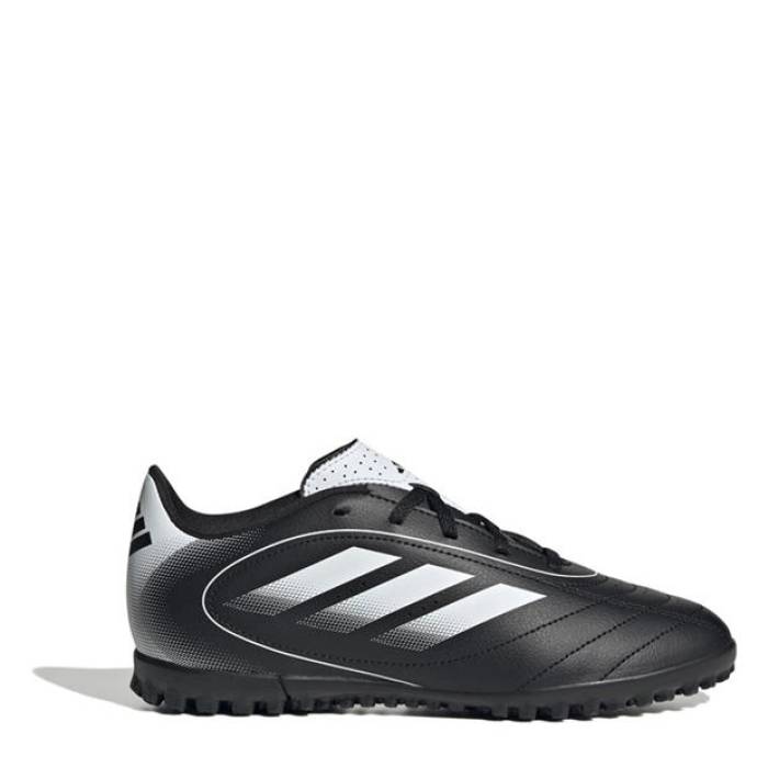 アディダス Adidas 【 Goletto Juniors Astro Turf Football Boots Kids Black/White 】 ターフ フットボール ブーツ ジュニア キッズ 黒色 ブラック 白色 ホワイト