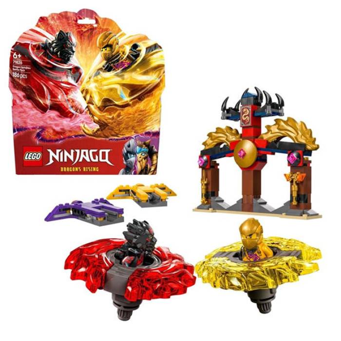 レゴ Lego 【 Ninjago 71826 Dragon Spinjitzu Battle Pack Set Unisex Ninjago 】 火竜 ユニ一発やる