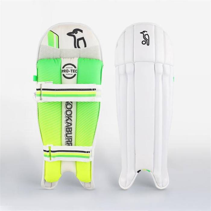 Kookaburra Sport 【 750 Wicket Keeping Pads - Junior Unisex White/Green 】 ユニセックス 白色 ホワイト green 緑・グリーン