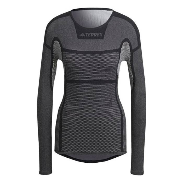 アディダス Adidas 【 Drynamo Long Sleeve Top Womens Women Black/ White 】 Sleeve スリーブ レディース レディース 黒色 ブラック 白色 ホワイト|スニケス