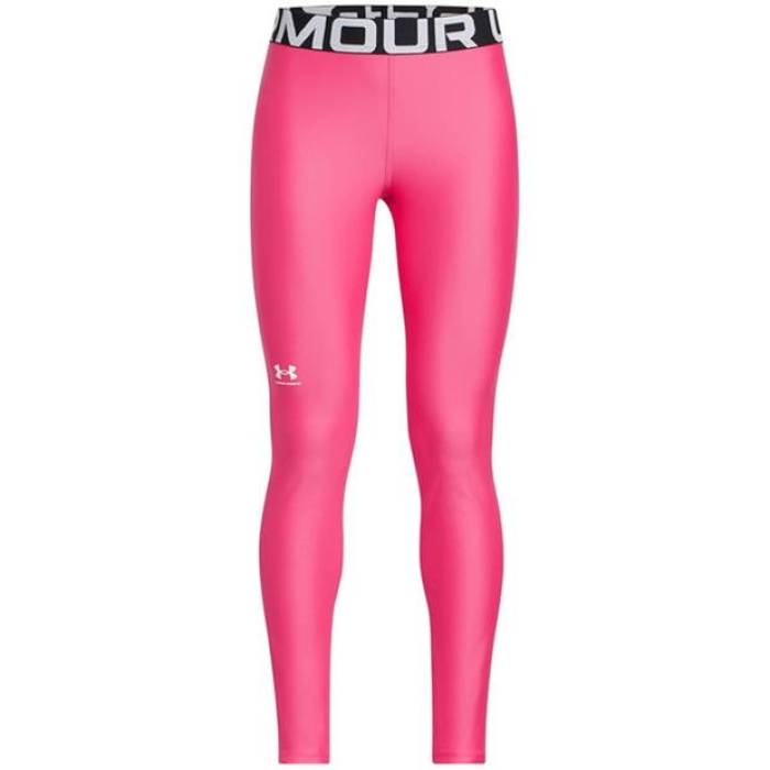 アンダーアーマー Under Armour 【 Heat Gear Gym Leggings Kids Super Pnk/Wht 】 熱気 歯車 レギンス・タイツ お坊っちゃん キッズ