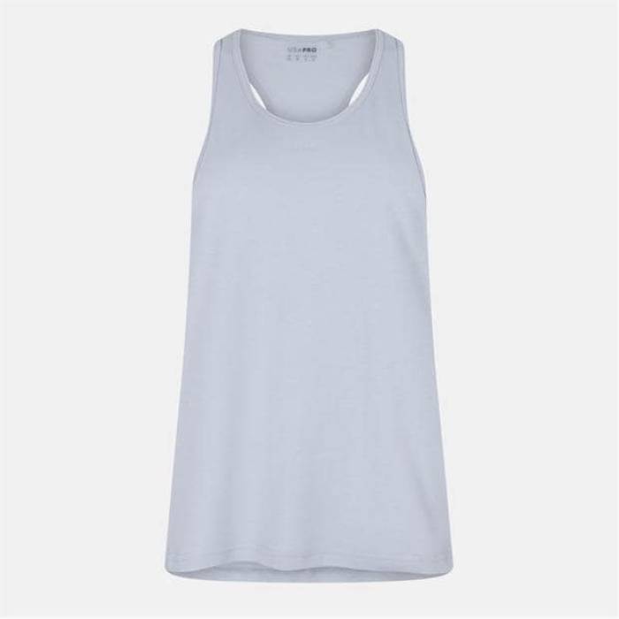 Usa Pro 【 Classic Racer Back Sports Tank Womens Women Brunera Blue 】 クラシック タンクトップ レディース レディース 青色 ブルー