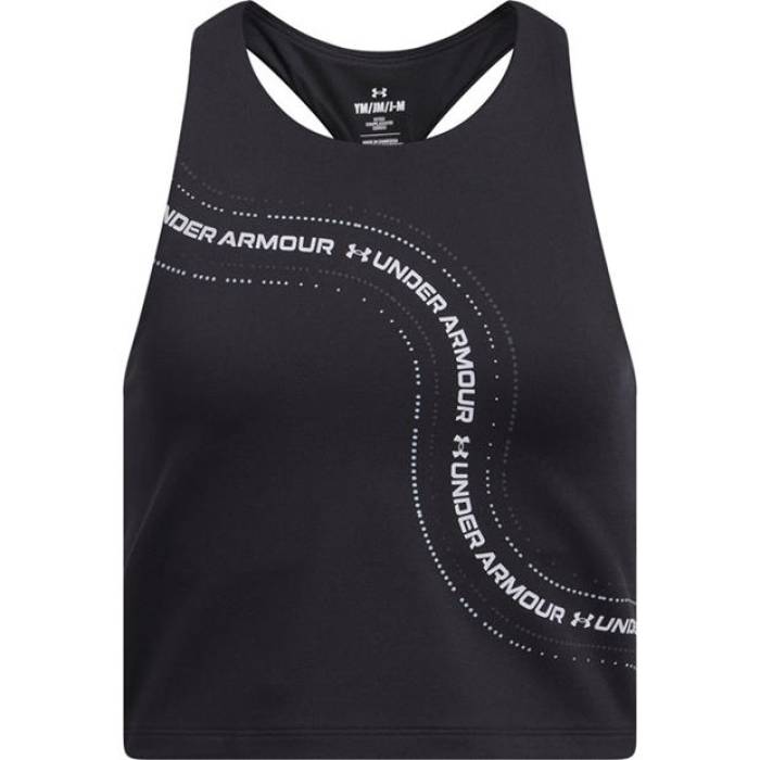 アンダーアーマー Under Armour 【 Motion Performance Gym Vest Kids Black 】 公演 より良い お坊っちゃん キッズ 黒いこと 黒いこと