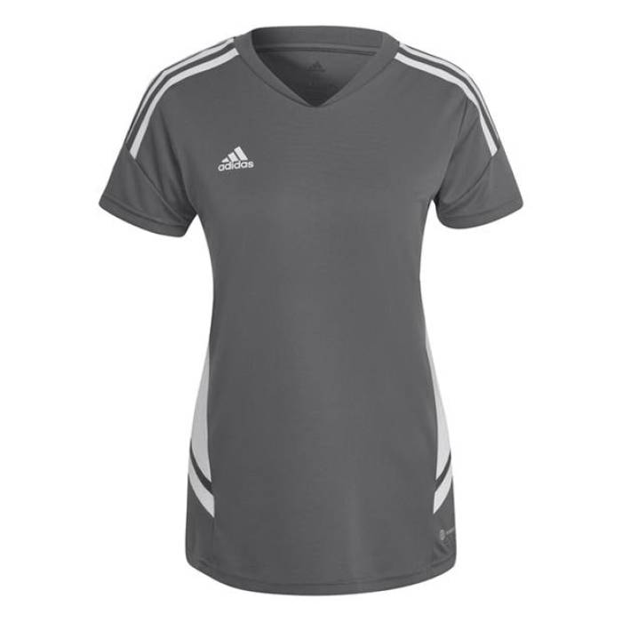 アディダス Adidas 【 2022 2023 Condivo Jersey Top Ladies Women Tm Grey/White 】 ティーシャツ レディース 薄墨色 薄墨色 白いこと 白いこと