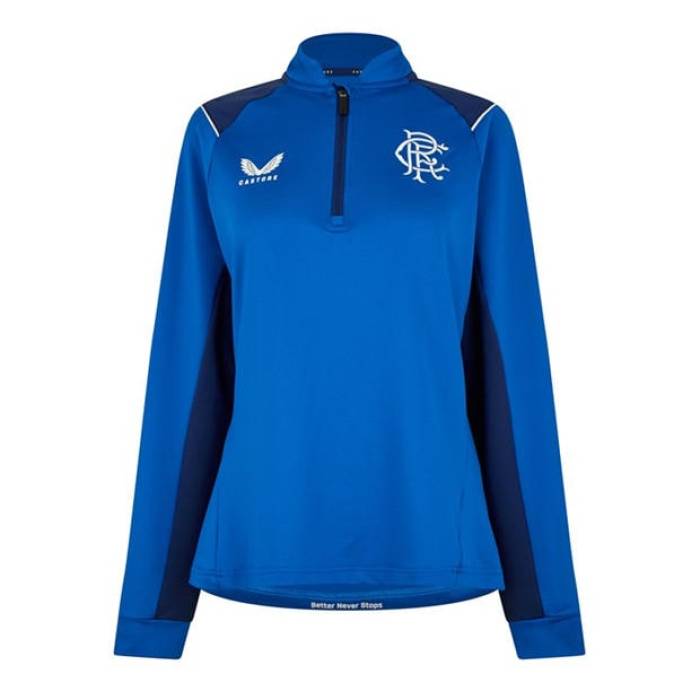 Castore 【 Drill Top Women Blue 】 レディース 青碧 青碧