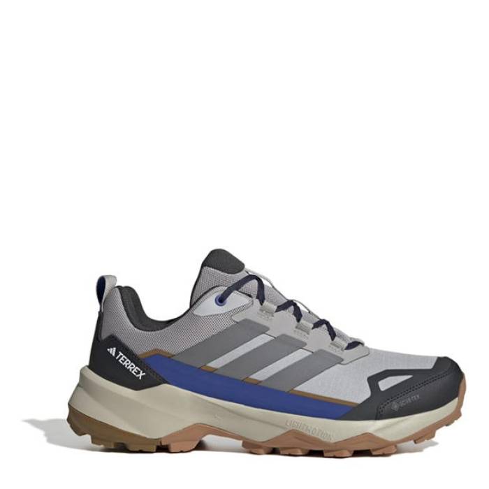 アディダス Adidas 【 Terrex Skychaser Ax5 Gore-Tex Hiking Shoes Mens Men Grey/Blue 】 ゴアテックス シューズ 運動すること靴 メンズ メンズ 薄墨色 薄墨色 青碧 青碧