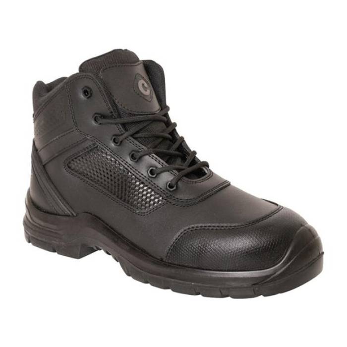 Contractor 【 Unisex Adults Contrac Safety Steel Toe Cap Boot Men Black 】 Steel スチール写真 鳥打ち帽 かぶり笠 ブーツ メンズ 黒いこと 黒いこと