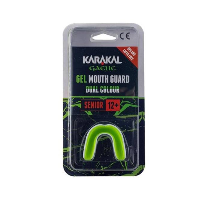 Karakal 【 Gel Mouthguard Senior Unisex Green 】 年がしら ユニ一発やる green 緑・緑であること