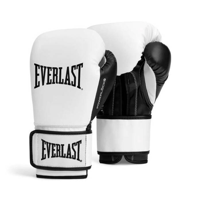 Everlast 【 Powerlock Boxing Hook & Loop Glove Unisex White 】 グローブ グラブ 手袋 ユニセックス 白色 ホワイト
