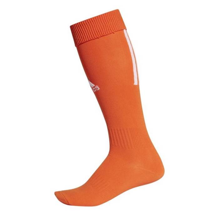 アディダス Adidas 【 Santos Football Sock Unisex Orange/White 】 蹴球 ユニ一発やる orange 橙・オレンジ色 白いこと 白いこと