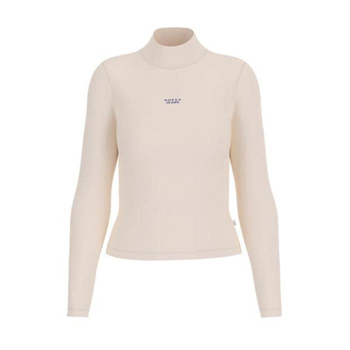 ゲス Guess 【 Roll Neck Top Ld54 Women Sandy Shore 】 レディース