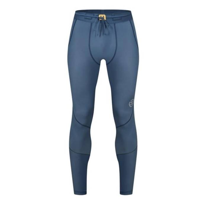 スキンズ Skins 【 Performance Gym Legging Men Blue 】 演技 メンズ 青碧 青碧