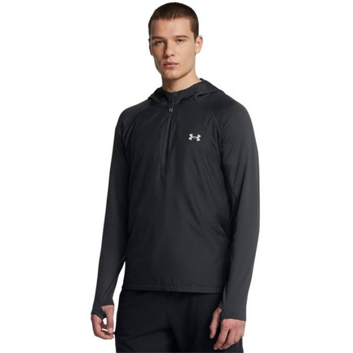アンダーアーマー Under Armour 【 Trail Run Performance Hoodie Men Grey 】 ラン パフォーマンス フーディー パーカー メンズ 灰色 グレー｜スニケス